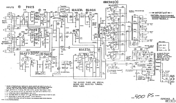 Fender 400 Schematic