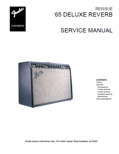 Fender '65 Deluxe Reverb Service Manual