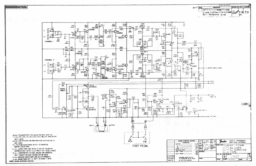 Fender Capricorn Libra Schematics