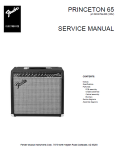 FENDER Prosonic Schematic