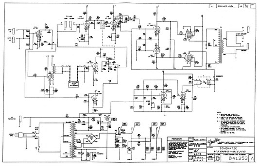 FENDER VIBRO-KING Schematic