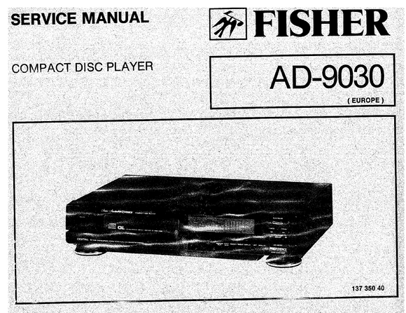 Fischer AD9030 Service Manual