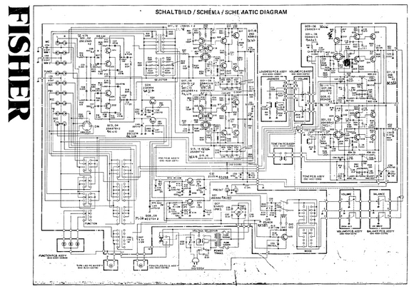 FISHER CC-3000 Schematic