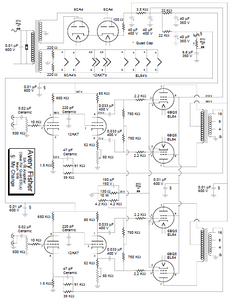 FISHER Model SA-16 Amplifier Schematics