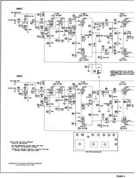FISHER Model SA-300 Schematics