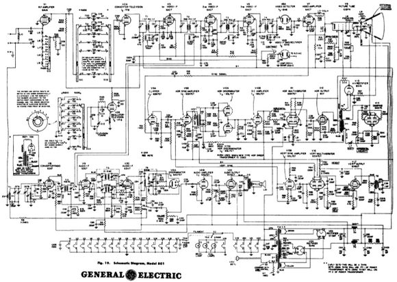 GE Model 801 Schematic