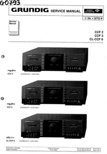 GRUNDIG Model CCF 2-3 and CL-CCF 6 Service Manual