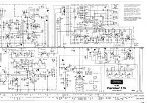 GRUNDIG HIFI PreCeiver X55 Schematics