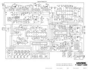 GRUNDIG T 1850-4080 Schematic