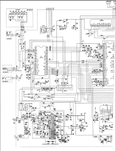 APEX GT2015 Color Television Schematics