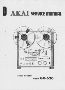 AKAI GX-620 Stereo Tape Deck Service Manual