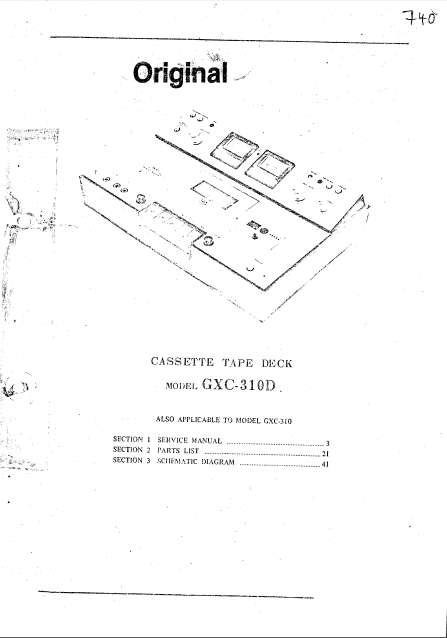 AKAI GXC-310D Stereo Tape Deck Service Manual