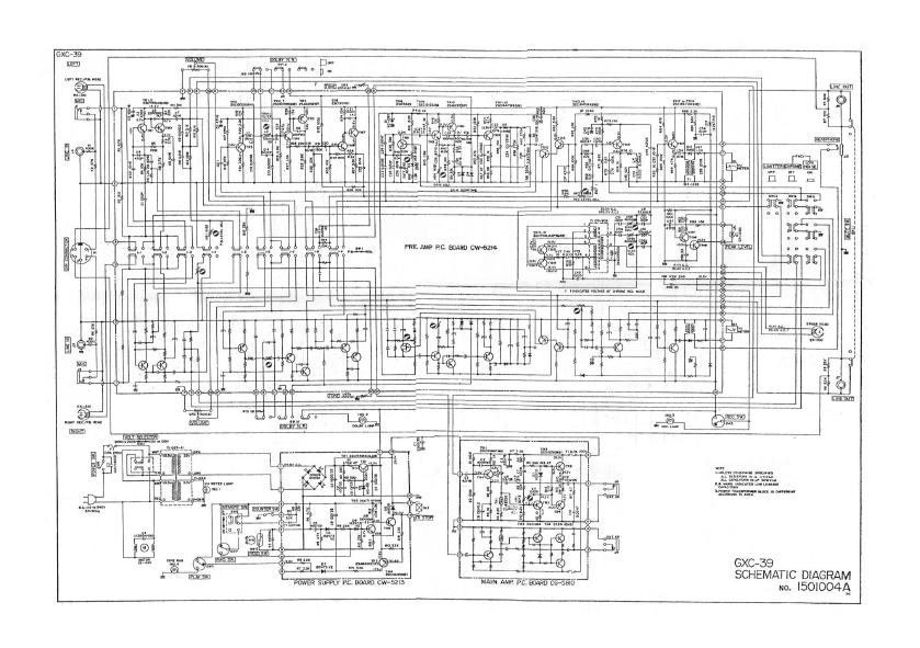 AKAI GXC-39 Schematics