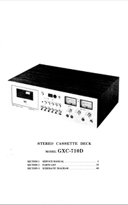 AKAI GXC-710D Stereo Cassette Deck Service Manual