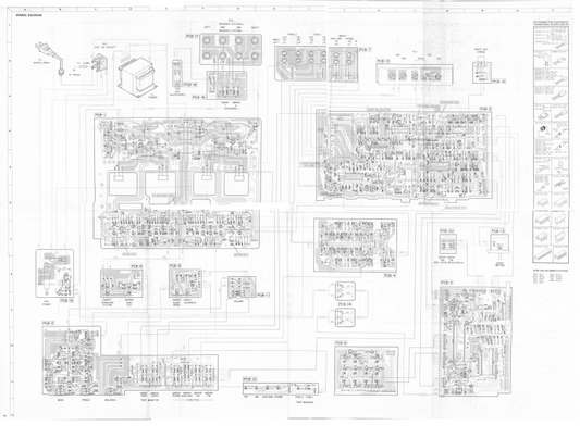 Harman Kardon Model hk490i Patrts Layout