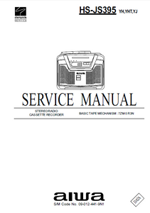 AIWA HS-JS395 Stereo Radio Cassette Recorder Service Manual
