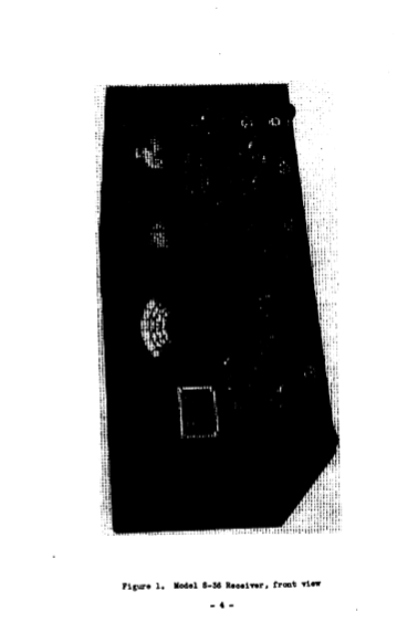 Hallicrafters Model S-36 Receiver Schematics