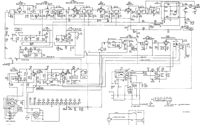 Hallicrafters Model SR-46A Schematic