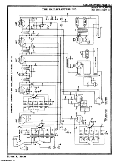 Hallicrafters Model S-18 SX-18 Sky Challenger II Operation Manual