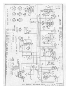 Hallicrafters Model SX25 Super Defiant Schematics