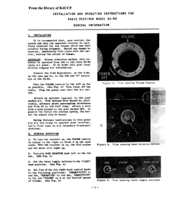 Hallicrafters Model SX-43 Radio Receiver Service Manual