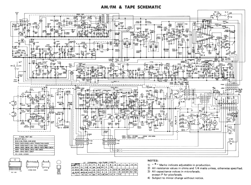 COBRA TO Cybernet-L630_sm_am_fm_tape_sch Service Manual