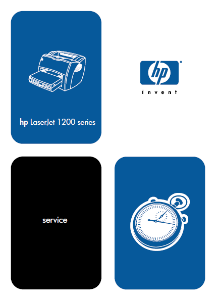 Hewlett Packard LaserJet 1200 series Service Manual