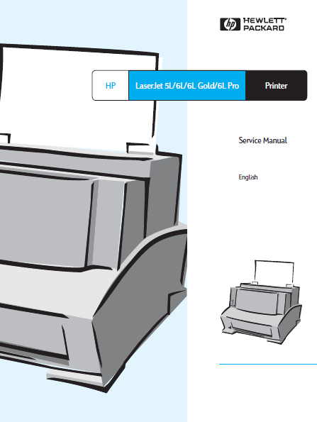 Hewlett Packard LaserJet 5L-6L Printers Service Manual
