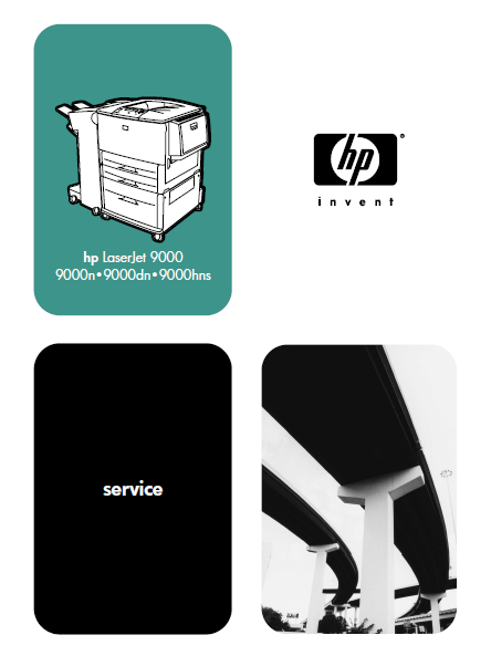 Hewlett Packard LaserJet 9000 Printer Service Manual