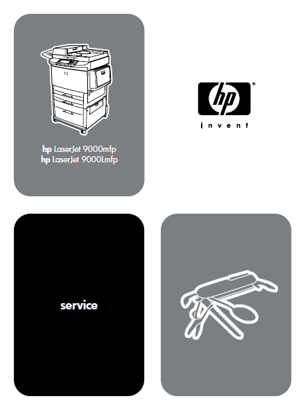 Hewlett Packard LaserJet 9000mfp Service Manual