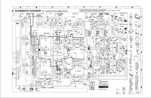 BOSE Lifestyle Control Power Schematic Service Manual