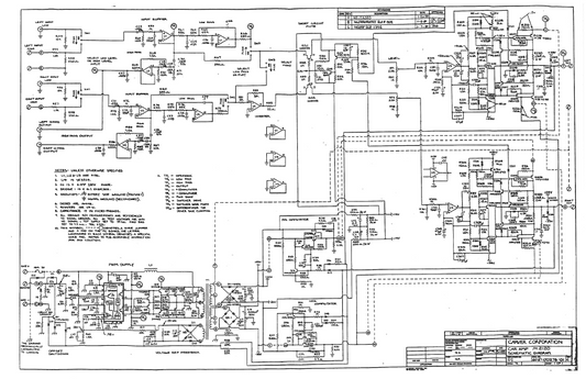 CARVER M2120 CAR AMP Schematic