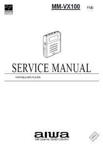 AIWA Portable MP3 Player MM-VX110 Service Manual