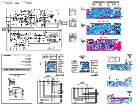 BLAUPUNKT Montevideo Rio RCR 87 Schematics