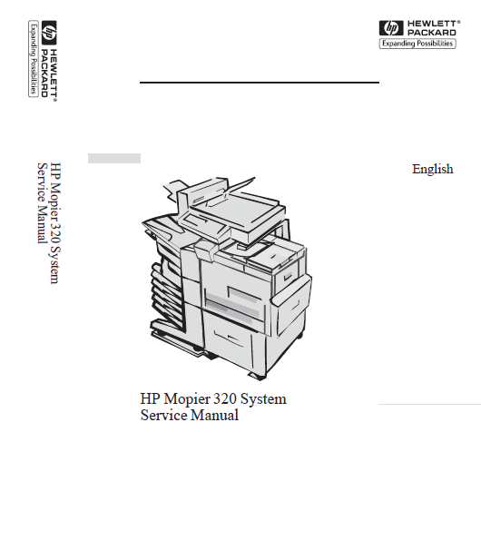 Hewlett Packard LaserJet Mopier 320 System Service Manual