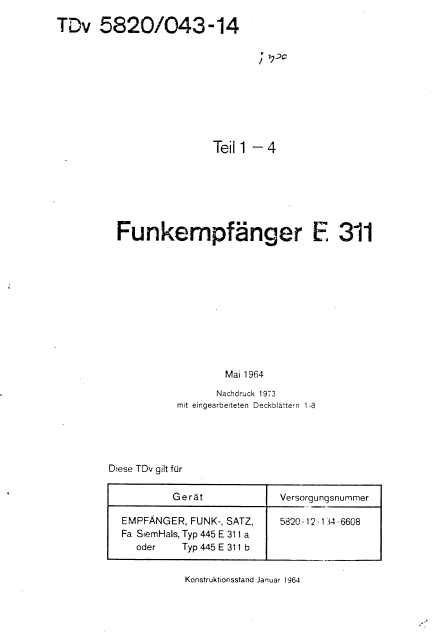 Audio TO Clearcom-NATIONAL_E311a_[ET] Service Manual
