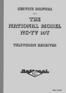 Audio TO Clearcom-NATIONAL_nc-tv_10t_sm_[ET] Service Manual