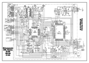 AIWA X-500 Mini Component Stereo Schematics