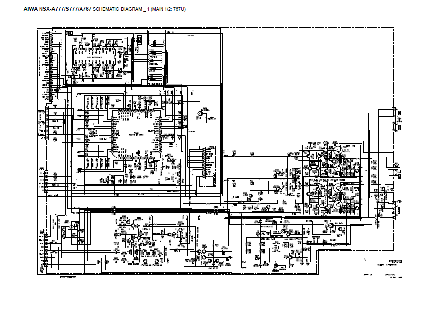 AIWA NSX-A777 Schematics
