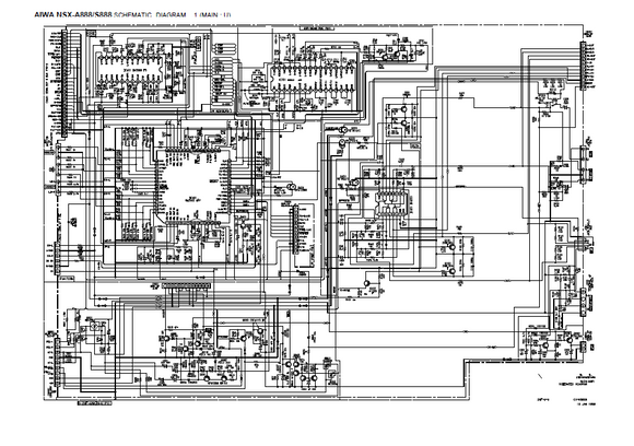 AIWA NSX A888-S888 Schematics