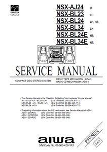 AIWA NSX-AJ24 Revision CD Stereo System Service Manual
