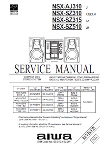 AIWA NSX-AJ310 Revision CD Stereo System Service Manual