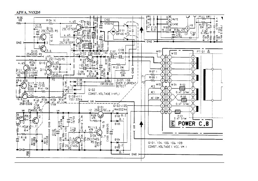 AIWA NSX-D5 sch Service Manual – Electronic Service Manuals