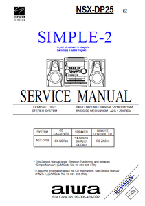 AIWA NSX-DP25 Service Manual