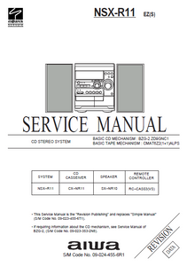 AIWA NSX-R11 Service Manual
