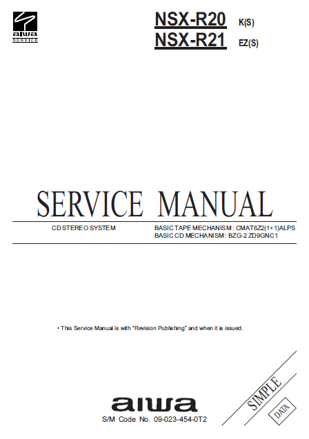 AIWA NSX-R20  R21 Service Manual