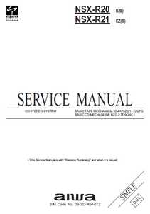 AIWA NSX-R20  R21 Service Manual