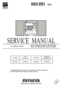AIWA NSX-R81 Service Manual