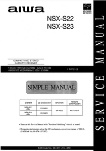 AIWA NSX-S22 S23 Service Manual