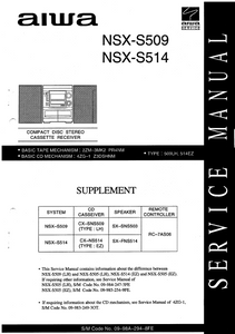 AIWA NSX-S509 S514 Service Manual
